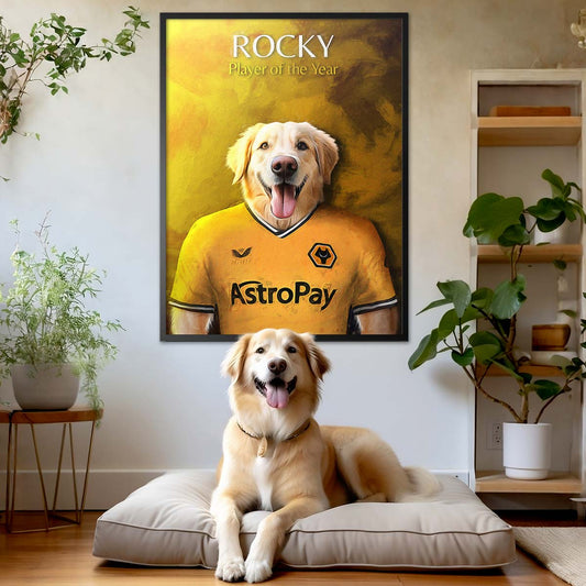 Wolverhampton - Football Pet Portrait