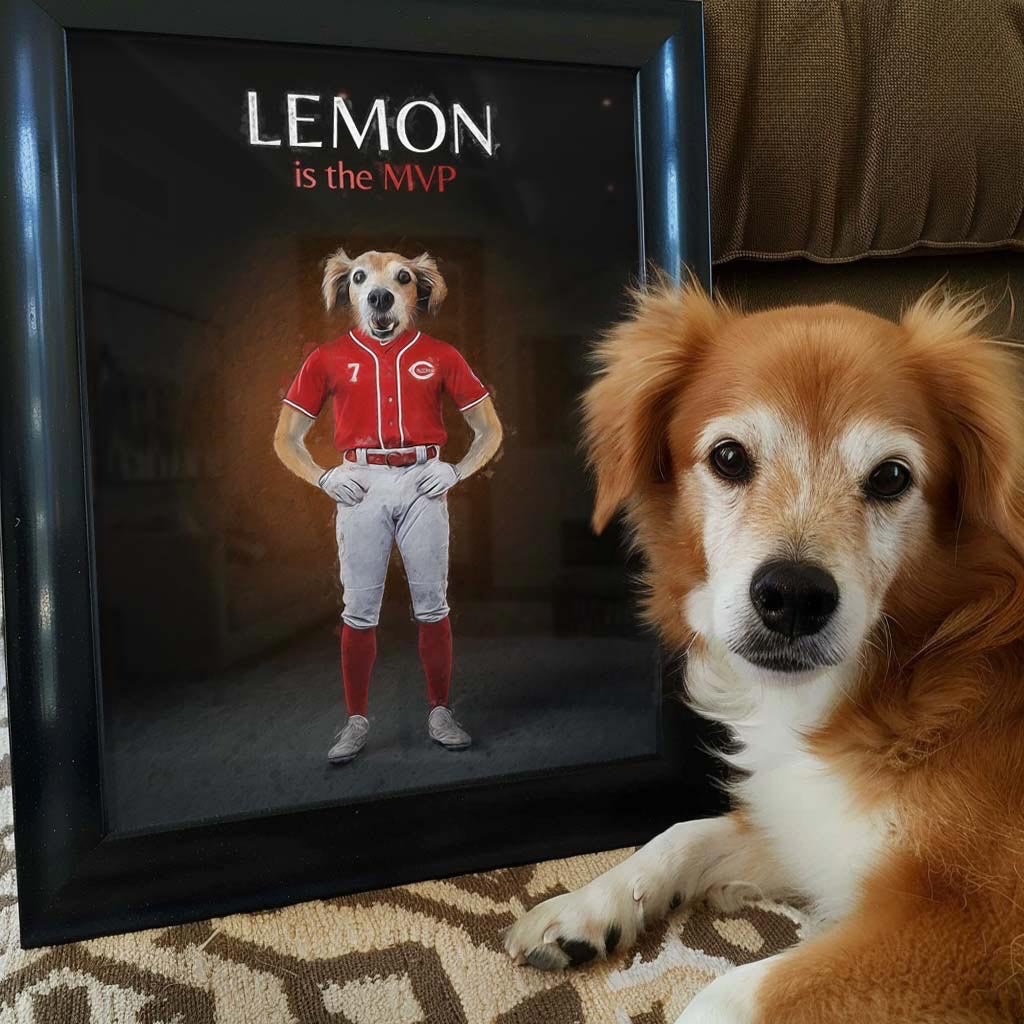 The Athlete - Custom Pet Portrait