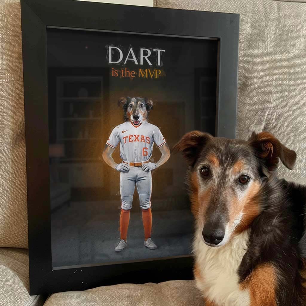 The Athlete - Custom Pet Portrait