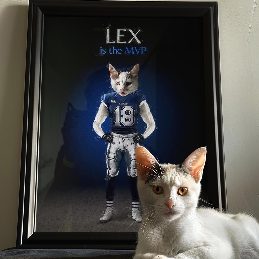 The Athlete - Custom Pet Portrait