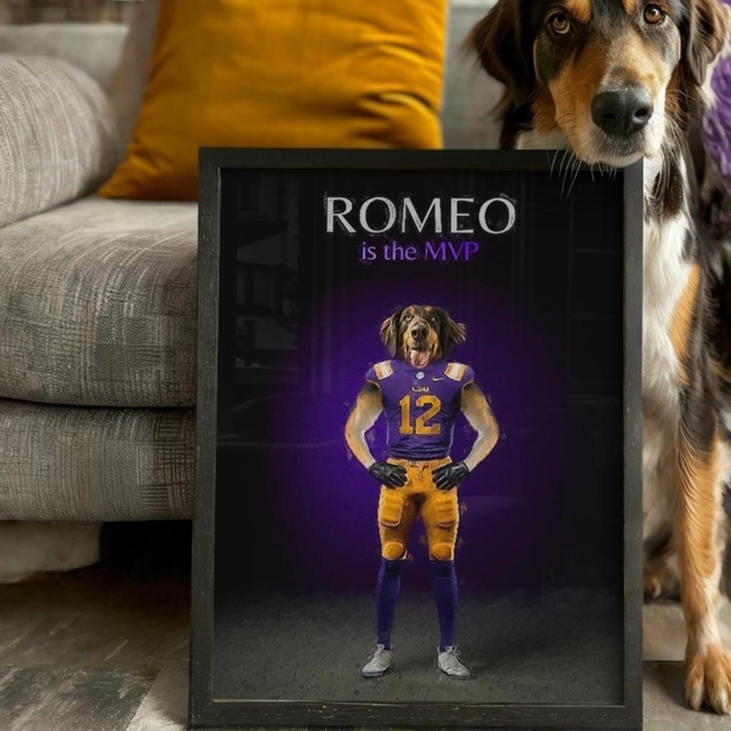 The Athlete - Custom Pet Portrait