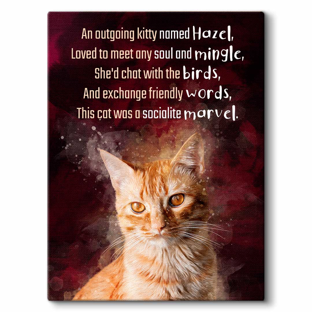 Cat Limerick - Custom Pet Poetry