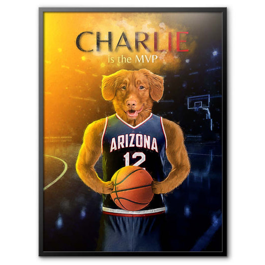 Arizona - Basketball Pet Portrait