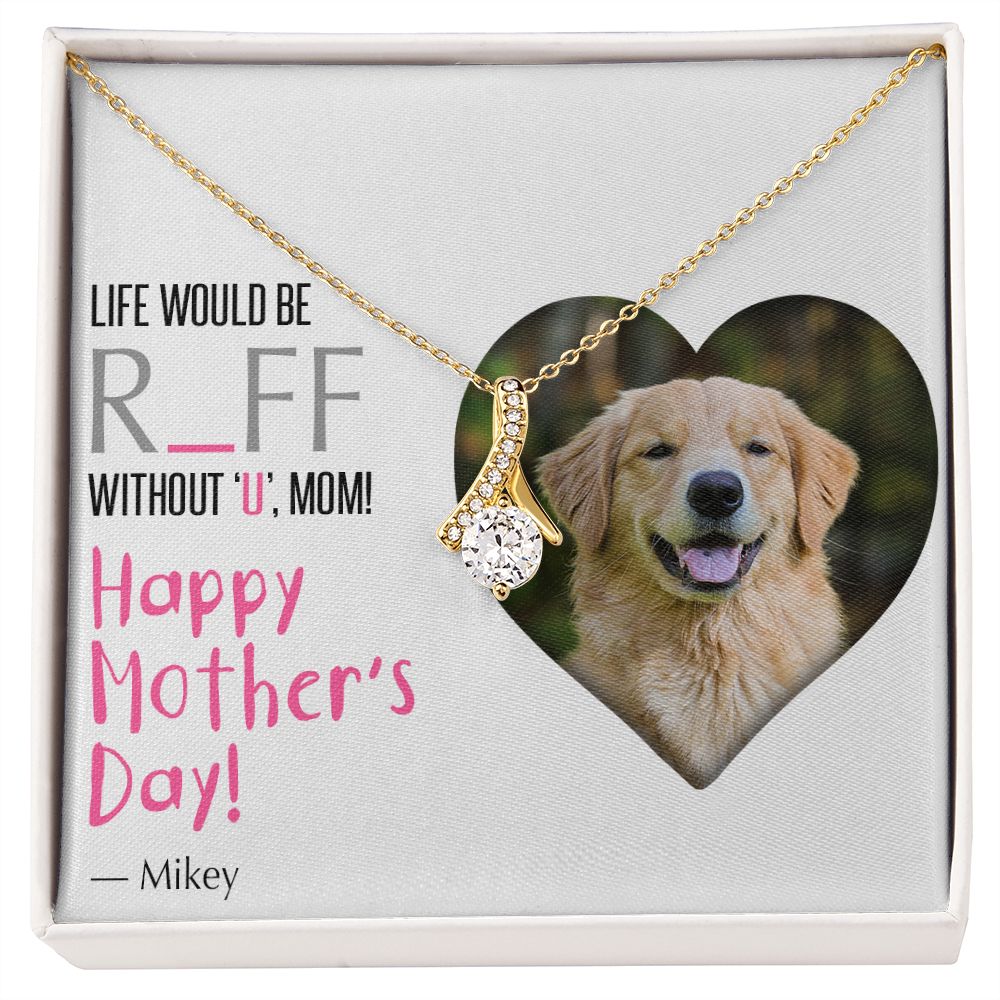 R_ff Without 'U' - Custom Card Necklace