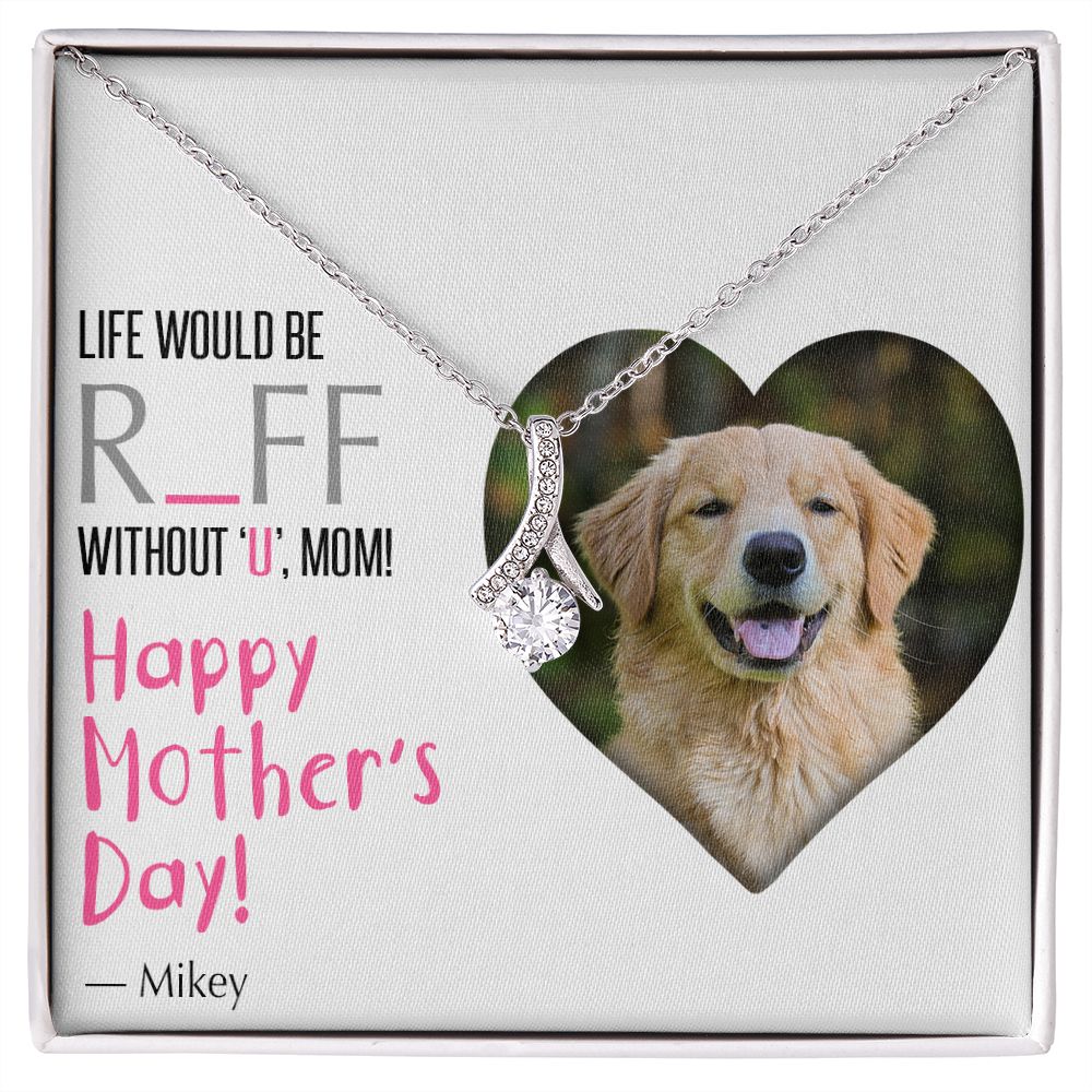 R_ff Without 'U' - Custom Card Necklace